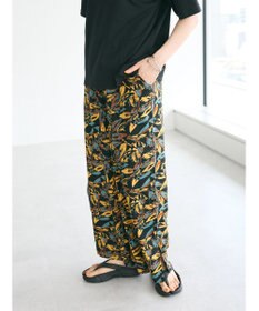 CRAFT STANDARD BOUTIQUE レーヨン柄プリントワイドパンツ