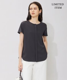 ICB L 【WEB限定・洗える】BackSatinGeorgette ブラウス