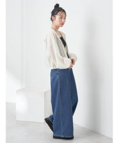 earth music&ecology シアーフードブルゾン