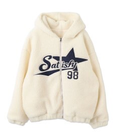 WEGO ロゴボアパーカー