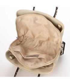 UNBILLION カシュカシュ cachecache / シボフェイクレザー2wayミニバッグ