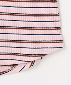 ANY テレコラウンドヘムタンクトップ