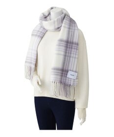 MOONBAT estaa パフィーラメストール グラデーションチェック／手洗い可