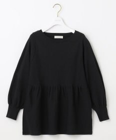 ANY SIS 【洗える】ペプラムニット プルオーバー