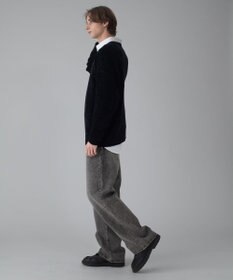 WEGO 【ユニセックス着用ITEM/MLサイズ展開】ベロアモールプルオーバー