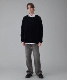 WEGO 【ユニセックス着用ITEM/MLサイズ展開】ベロアモールプルオーバー