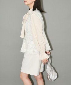 Green Parks ツイードペプラムベスト