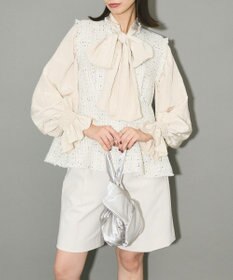 Green Parks ツイードペプラムベスト