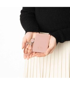 CLATHAS ワッフル リール付きパスケース