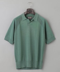 GOTAIRIKU 【和紙＆綿 】二ット スキッパーポロシャツ