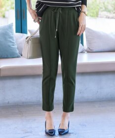 Tiaclasse 【洗える】裏ベロアジョーゼットジョグパンツ