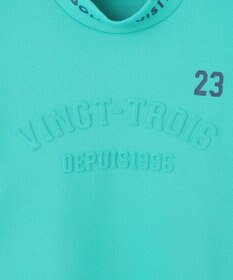 23区GOLF 【MEN】パターンからゴルフに合わせたしっかり素材のカノコダンボールモック