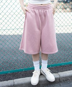 WEGO 【ユニセックス着用ITEM/SMサイズ展開/ウエストゴム】スウェットバギーショーツ