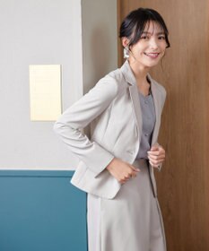 Tiaclasse L 【ダブルクロス・洗える】テーラードジャケット