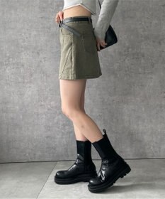 WEGO ベルトデニムスカート