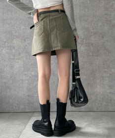 WEGO ベルトデニムスカート