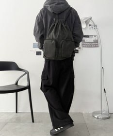 WEGO PUポケットデザインナップサック