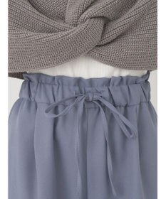 earth music&ecology 裾ドロストパラシュートパンツ