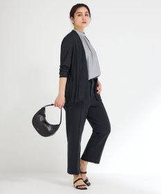 23区 L 【Lサイズ限定】ソフトストレッチポンチ テーパードパンツ