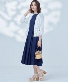 組曲 【WEB限定】  シアーニットフリルパーカー