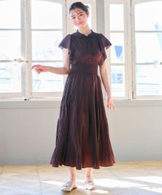 Feroux 【大好評につき新色・追加決定！】ウエストシャーリングデシン ワンピース