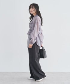 Green Parks 【WEB限定】ＳＥＴ２点フリルビスチェ＋シャツチュニックⅡ