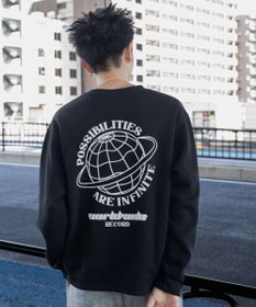 WEGO 【ユニセックス着用ITEM】リラックスフィットグラフィックプルオーバー