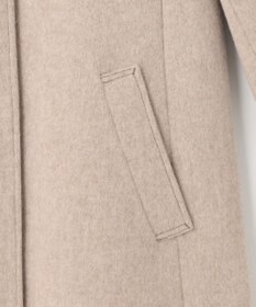 J.PRESS LADIES 【WEB限定カラーあり】ブレンドビーバー ノーカラー コート