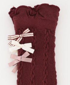 ANY KIDS ハイソックス（ケーブルリボン）