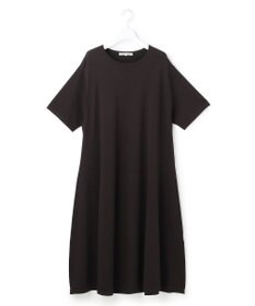 23区 L 【先行予約/Lサイズ限定】レーヨンポリエステルストレッチ ニット フレア ワンピース