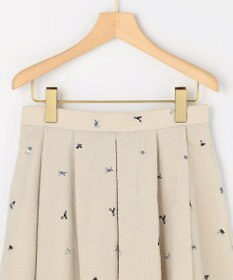 組曲 【先行予約・WEB限定】ミニフラワーエンブロイダリー スカート