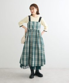 Green Parks ・ＳＵＧＡＲ　ＳＰＯＯＮ　チェックギャザーワンピース