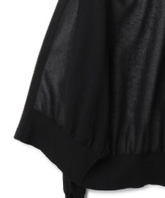 23区 【一部店舗限定/洗える】ライトシアーニット ジップカーディガン