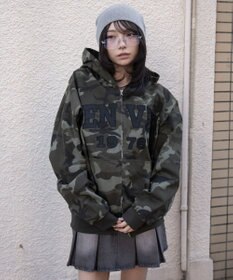 WEGO カレッジロゴBIGZIPパーカー