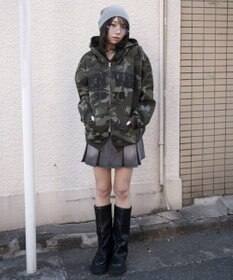 WEGO カレッジロゴBIGZIPパーカー