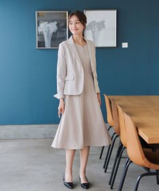 Tiaclasse L 【ダブルクロス・洗える】テーラードジャケット