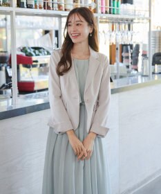 Tiaclasse L 【ダブルクロス・洗える】テーラードジャケット