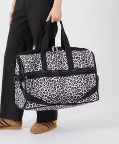 LeSportsac DELUXE LG WEEKENDER/ニュートラルレオパード