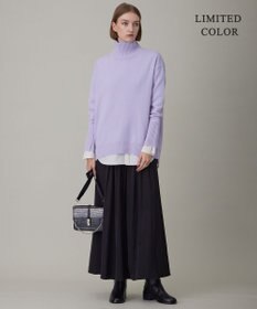 ICB 【新色追加・WEB限定カラーあり】 ソフトカシミヤミックス ハイネックニット