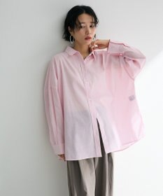 Green Parks 綿麻混レギュラーカラーＢＩＧシルエットシャツ