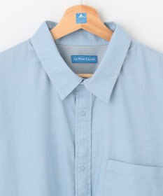 SHARE PARK MENS 【UVカット・撥水・ストレッチ】イージーデニムレギュラーカラーシャツ