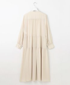 自由区 L シルキータッチティアード ドレス