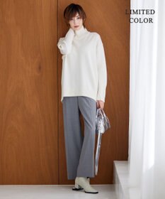 ICB L 【新色追加・WEB限定カラーあり】 ソフトカシミヤミックス ハイネックニット