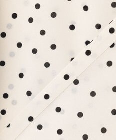 組曲 ドットジョーゼットプリント ワンピース