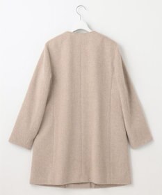 J.PRESS LADIES 【WEB限定カラーあり】ブレンドビーバー ノーカラー コート