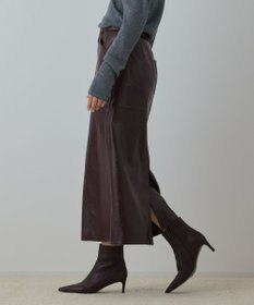 GRACE CONTINENTAL フェイクレザータイトスカート