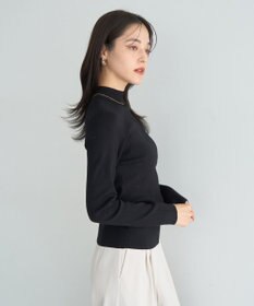YECCA VECCA ハイネックリブニット