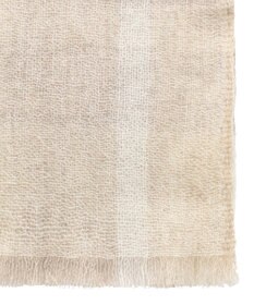 MOONBAT FURLA カシミヤ100%大判薄手メランジュチェックストール/幅70cm