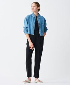 uncrave ラスターシアーニット ワイドリブトップス