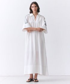 BEIGE， AXI / 刺繍ステッチ ドルマンロングドレス